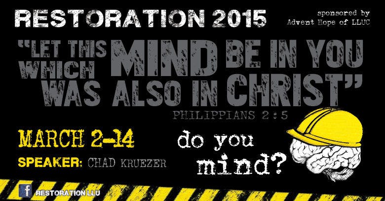 Restoration 2015: Do You Mind?
